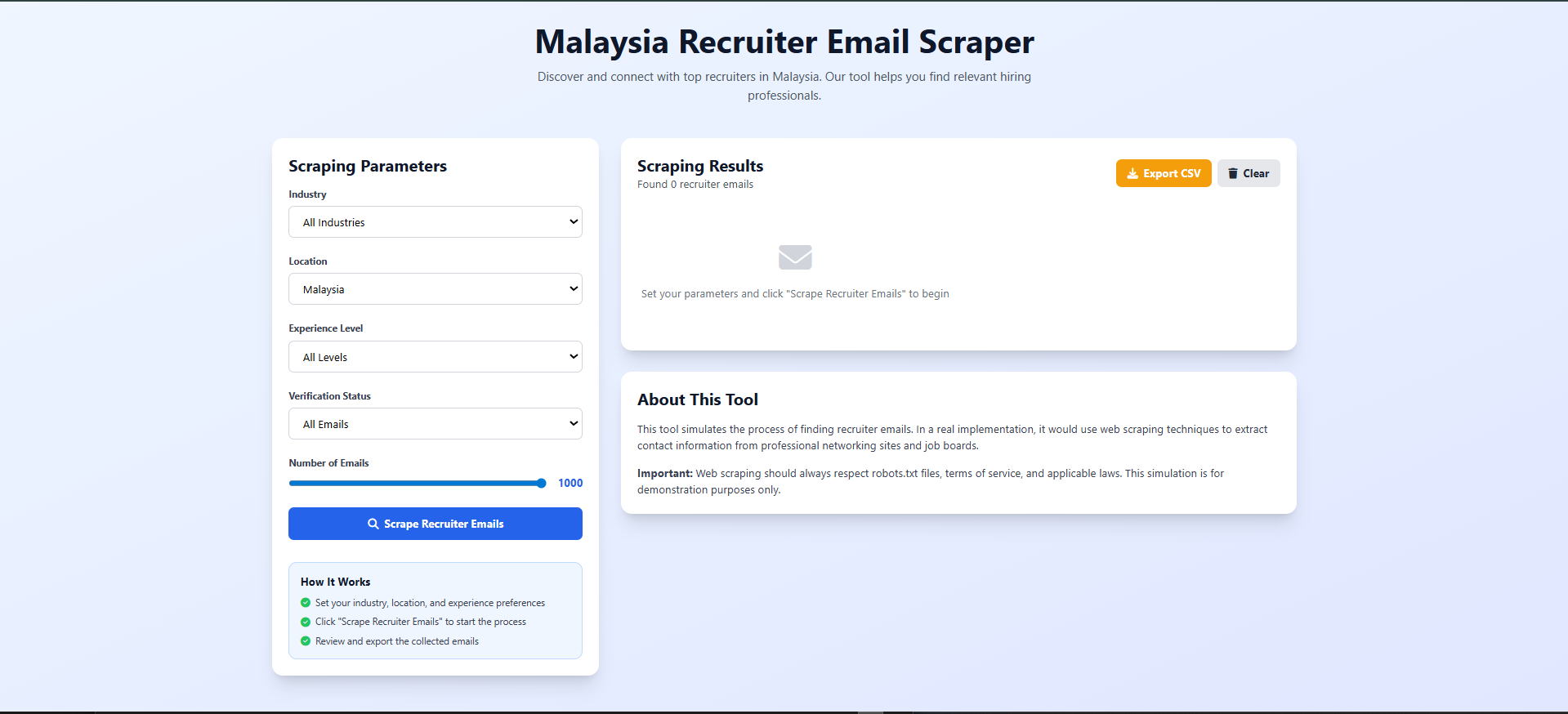 Workflow screen